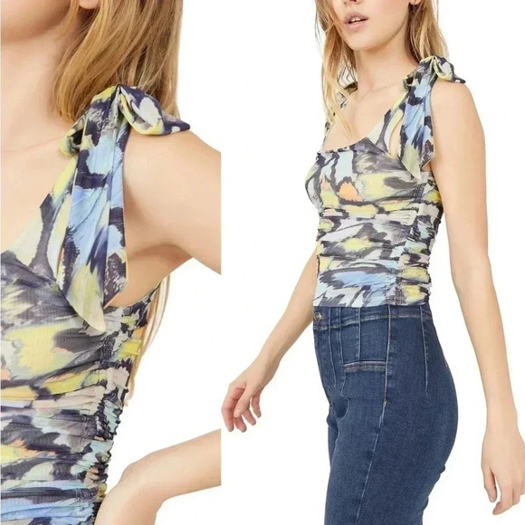 Free People Avenue Print Crop Tank Top - Picture 5 of 13